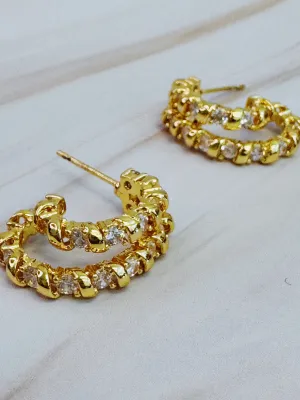 Sparkle & Shine Hoop Earrings