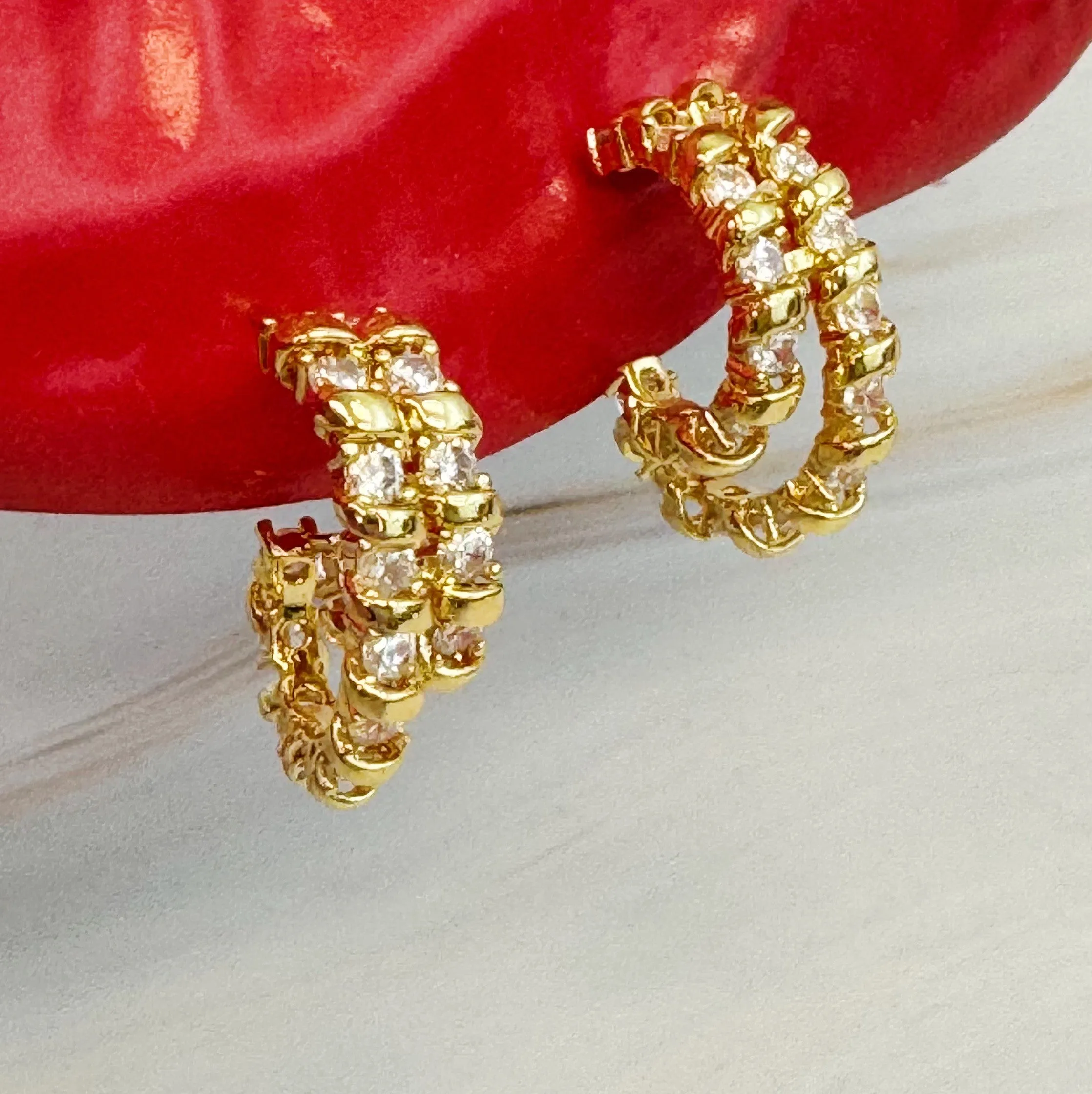 Sparkle & Shine Hoop Earrings