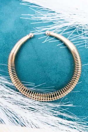 Spring Into Fashion Goldtone Cuff