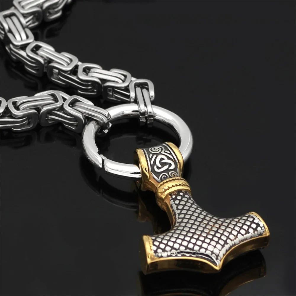 Stainless Steel Vintage Wolf Head  Pendant For Men