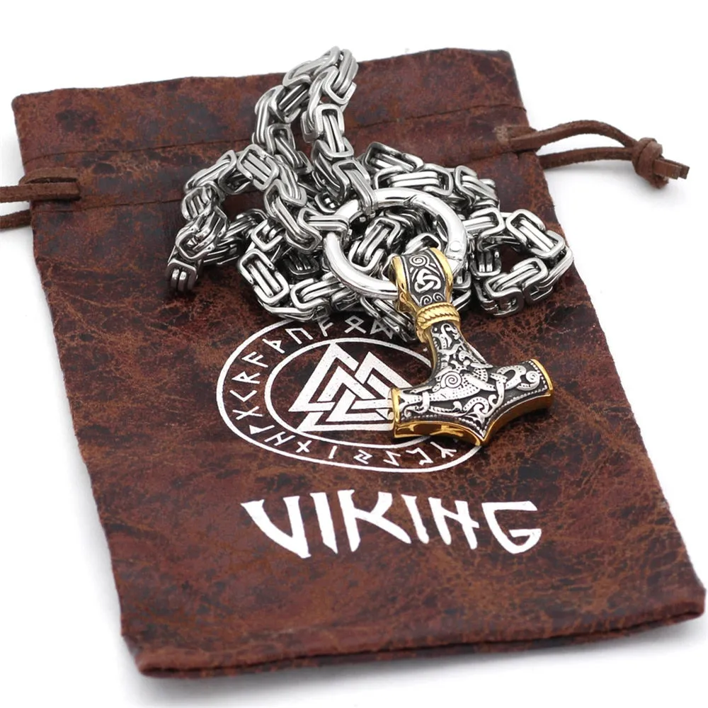 Stainless Steel Vintage Wolf Head  Pendant For Men