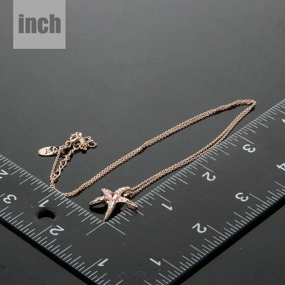 Starfish Crystal Necklace