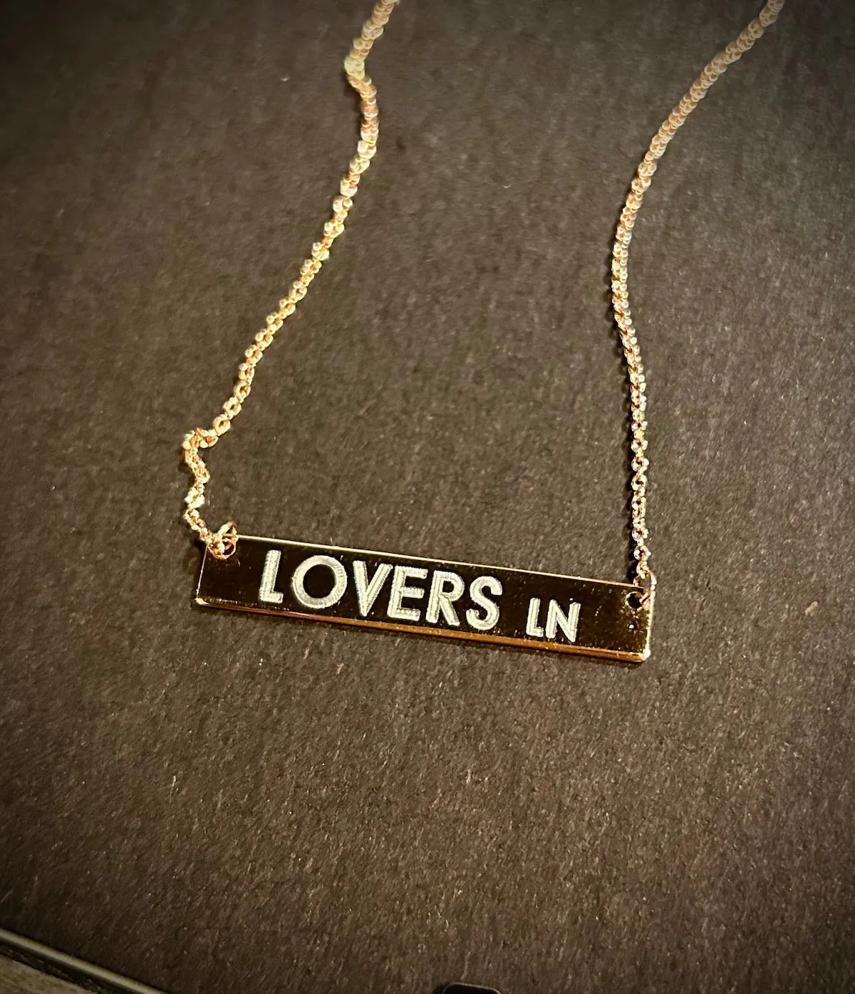 Sterling Silver Horizontal Bar Necklaces
