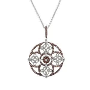 Sterling Silver Night & Day Reversible Pendant | Keith Jack