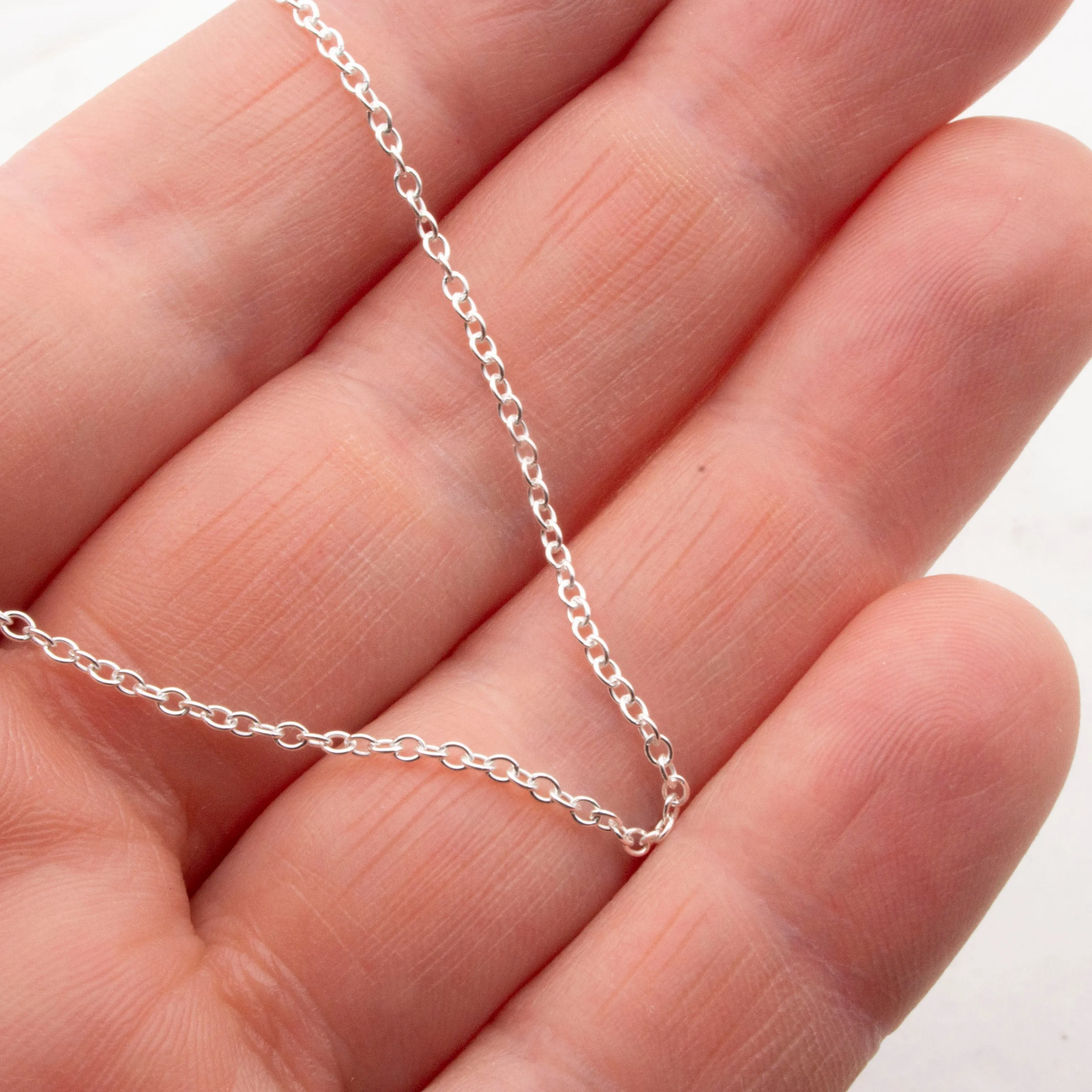 Sterling silver trace chain (looser)