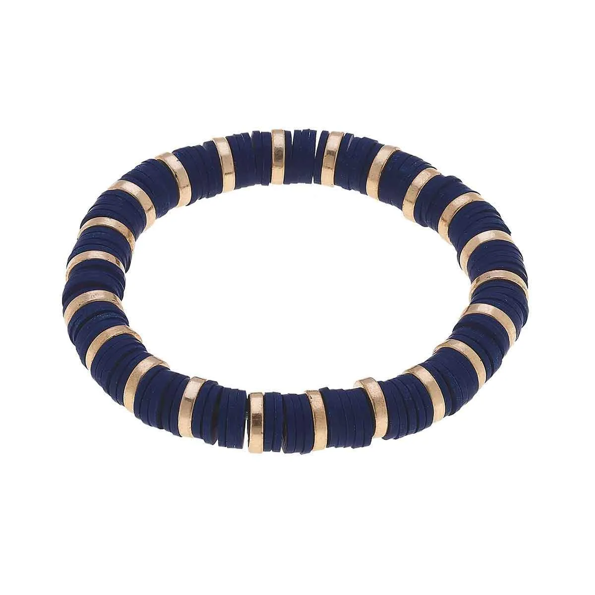 Stretch Rubber Discs Bracelets