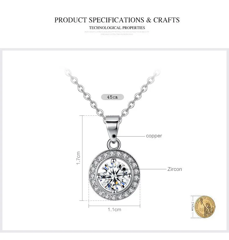 Summer Collection Silver Color Necklaces