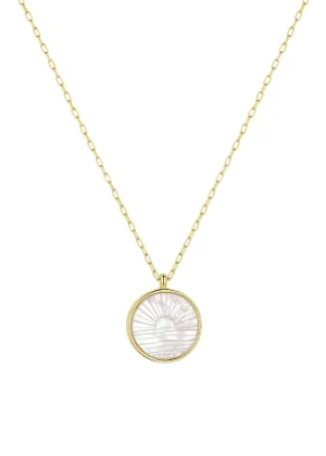 Sunset Etched Necklace
