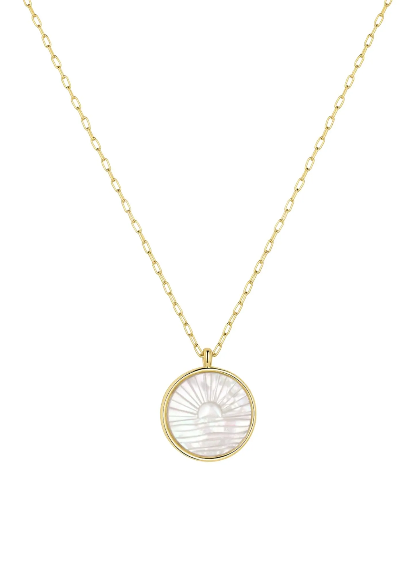 Sunset Etched Necklace