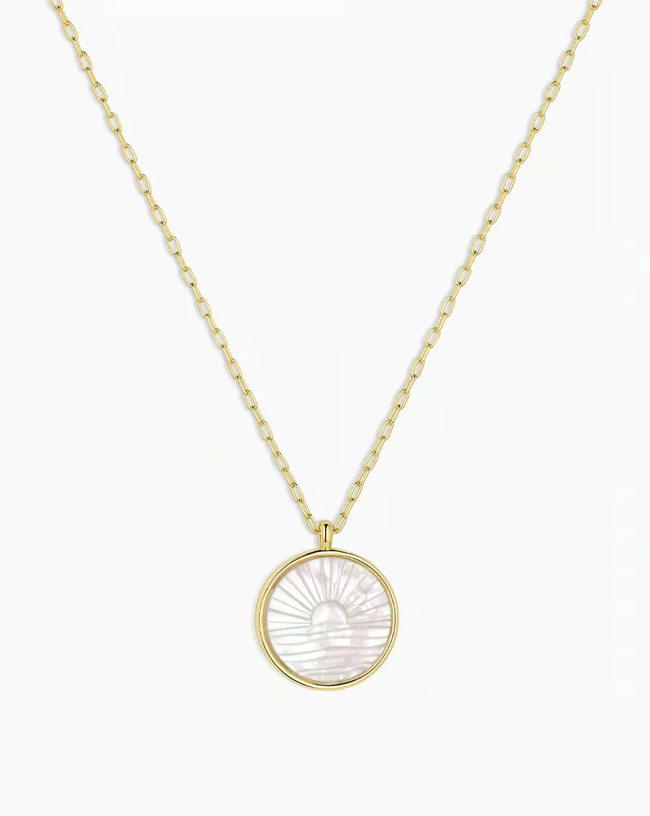 Sunset Etched Necklace