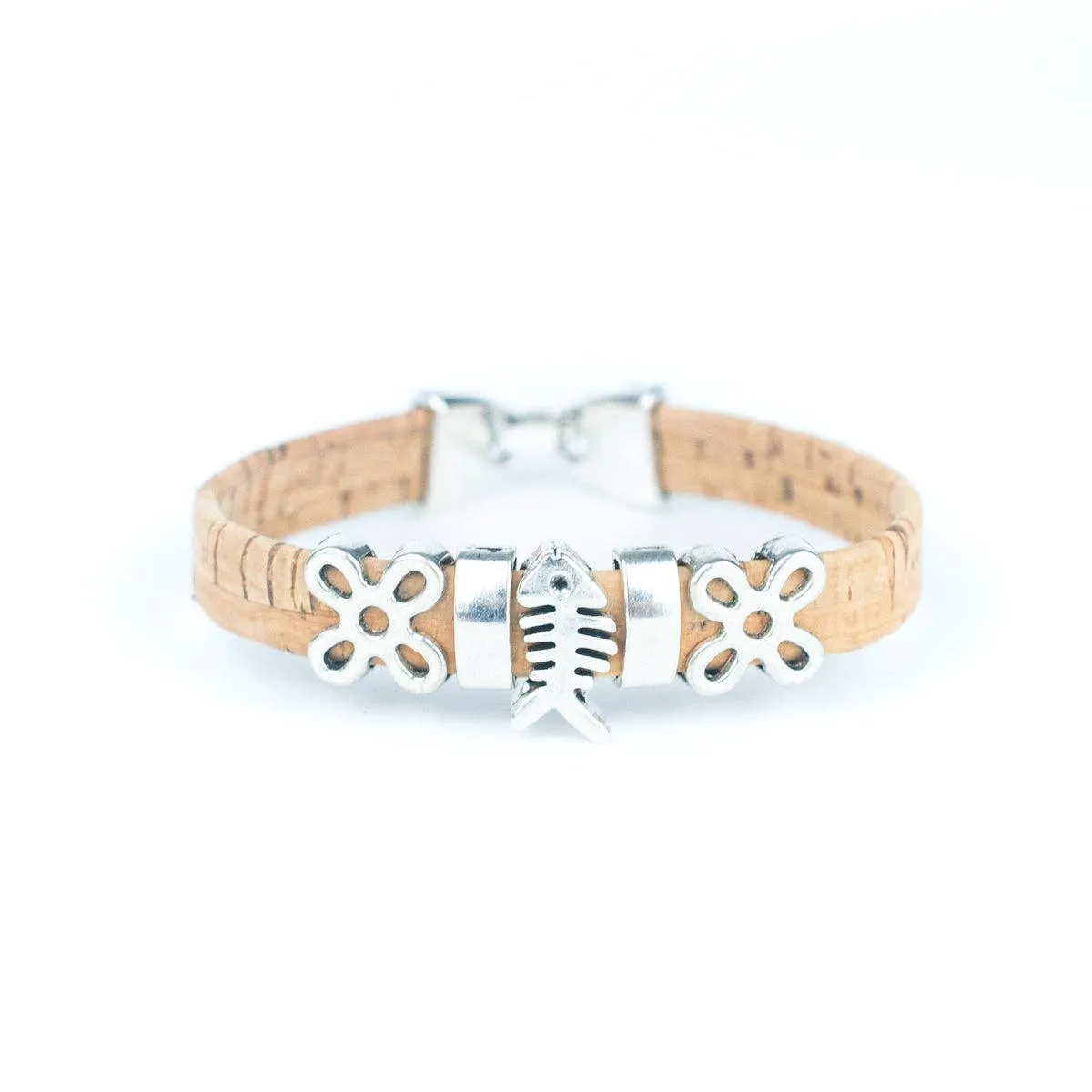 Sustainable Style with a Touch of Whimsy: Handmade Cork Cord Bracelet