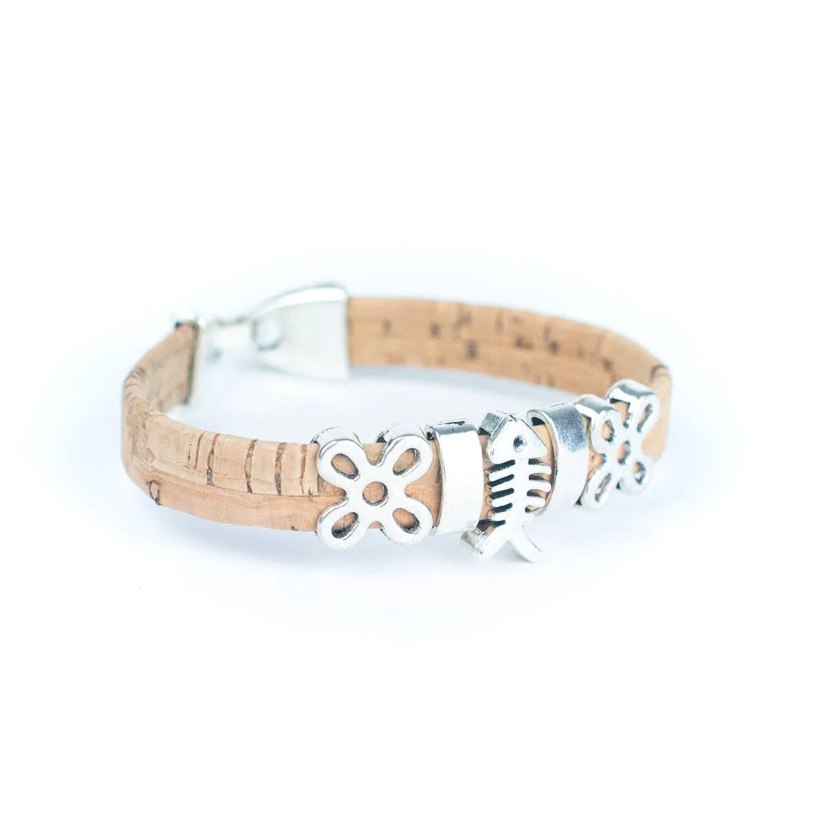 Sustainable Style with a Touch of Whimsy: Handmade Cork Cord Bracelet