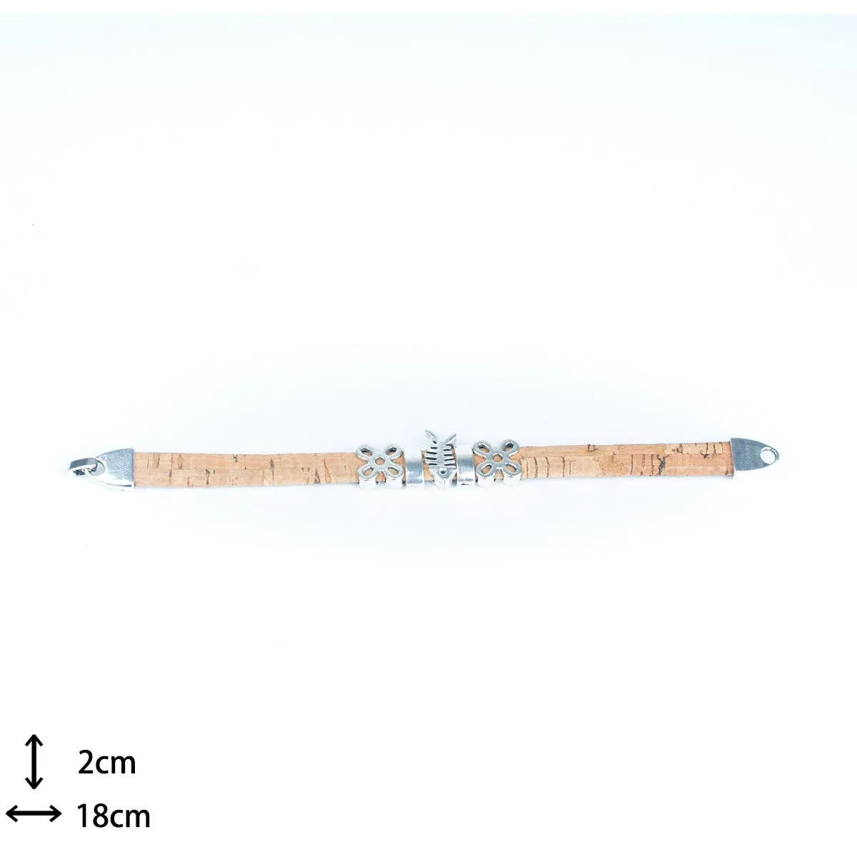 Sustainable Style with a Touch of Whimsy: Handmade Cork Cord Bracelet