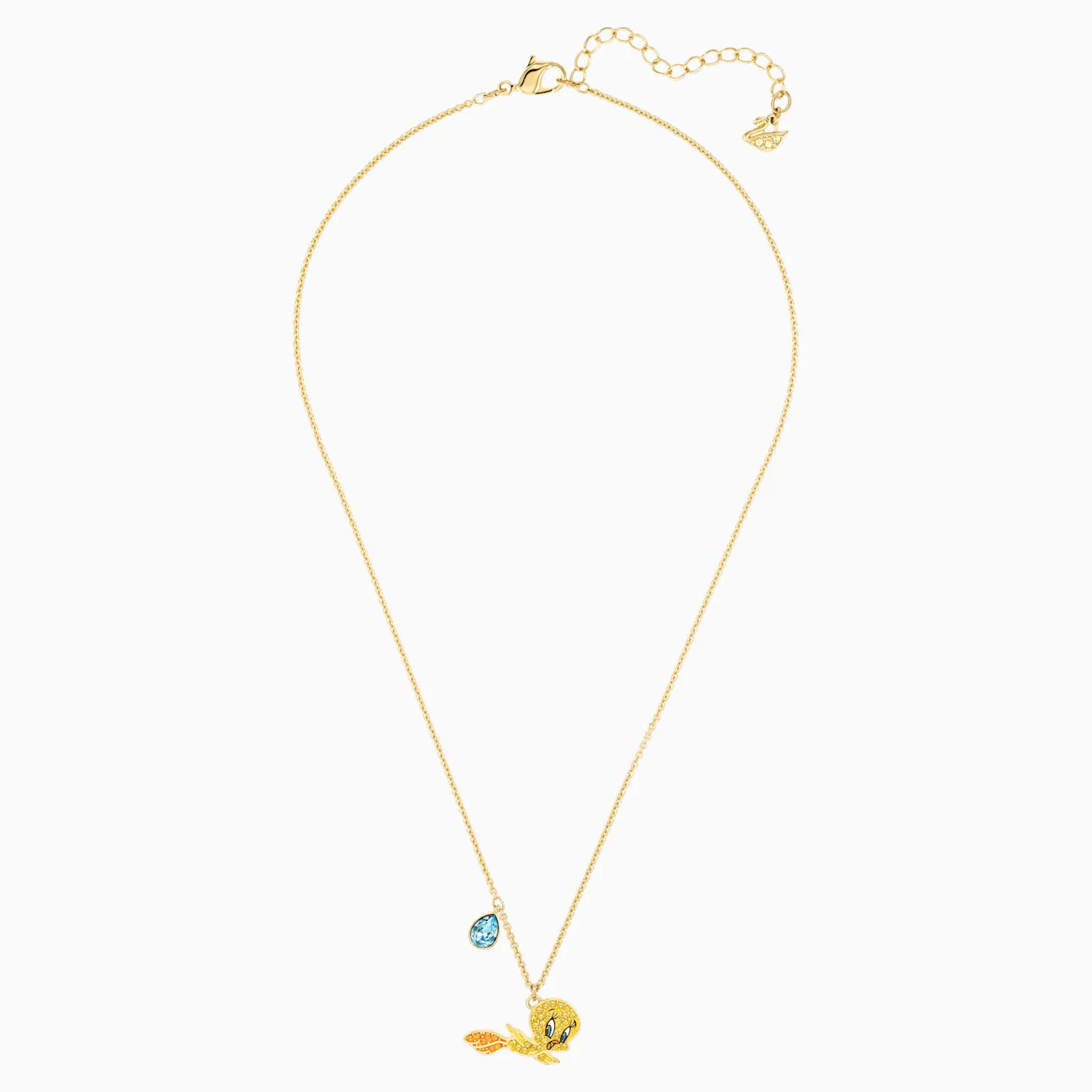 Swarovski LOONEY TUNES TWEETY PENDANT, Yellow, Gold Tone Plated -5494374
