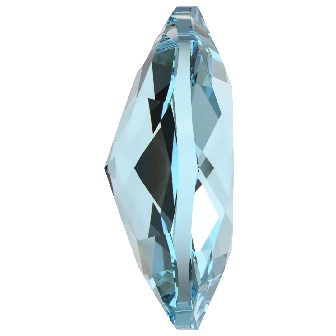 Swarovski Pendants Elliptic Cut (6438) Aquamarine