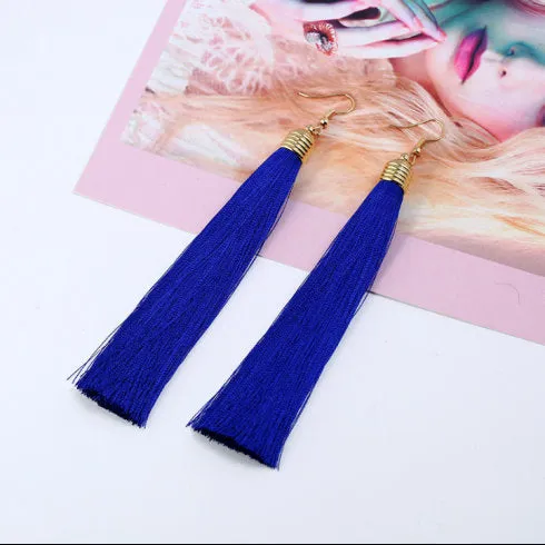 Tassel Earrings, Long or Mini Tassel Earrings, Best Bohemian Earrings, Tassle Earrings, Dangle Drop Tassle Earring, Statement Earrings