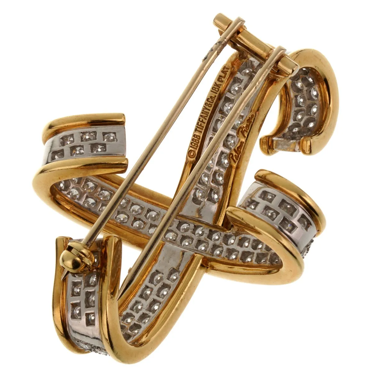 Tiffany & Co Paloma Picasso Diamond X Brooch