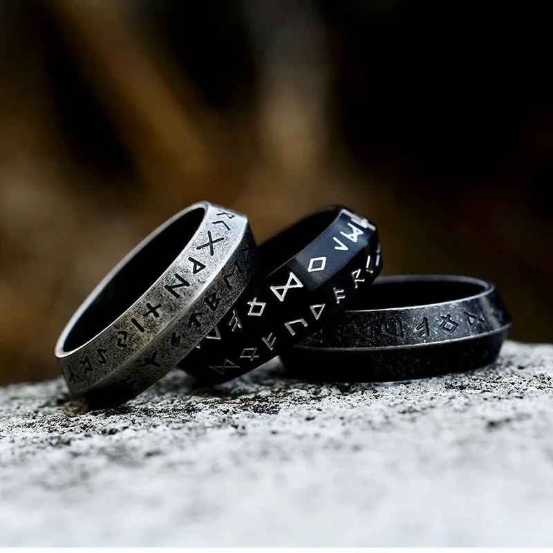 Timeless Titanium Steel Rings for Unisex Fashion - Japanese & Korean Retro Styles