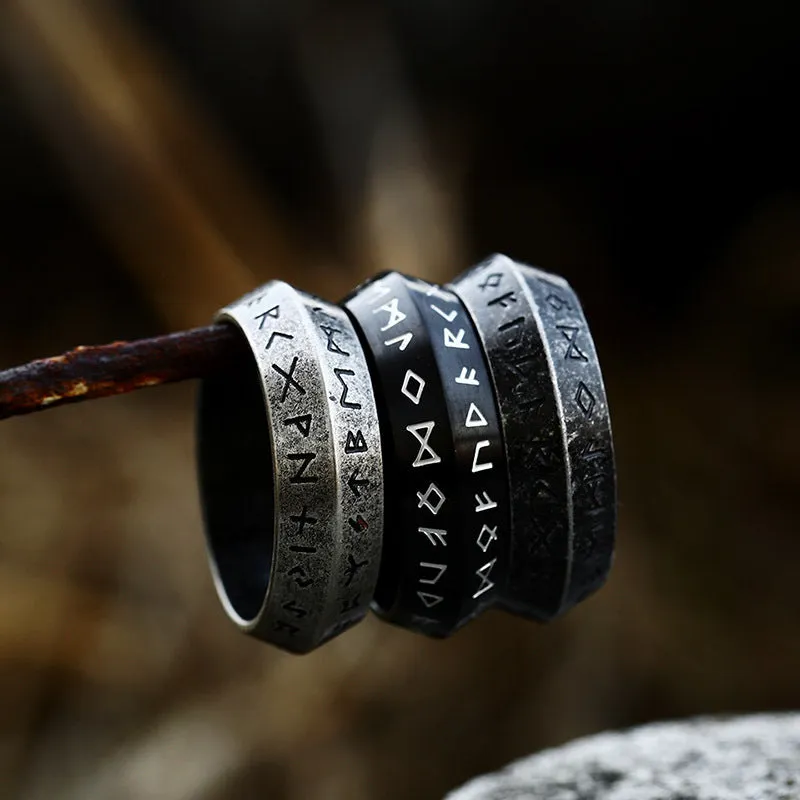 Timeless Titanium Steel Rings for Unisex Fashion - Japanese & Korean Retro Styles