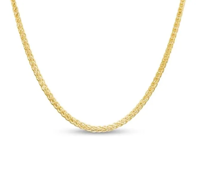 Touch of Gold 14K Yellow Gold 2mm 20" Wheat Link Chain
