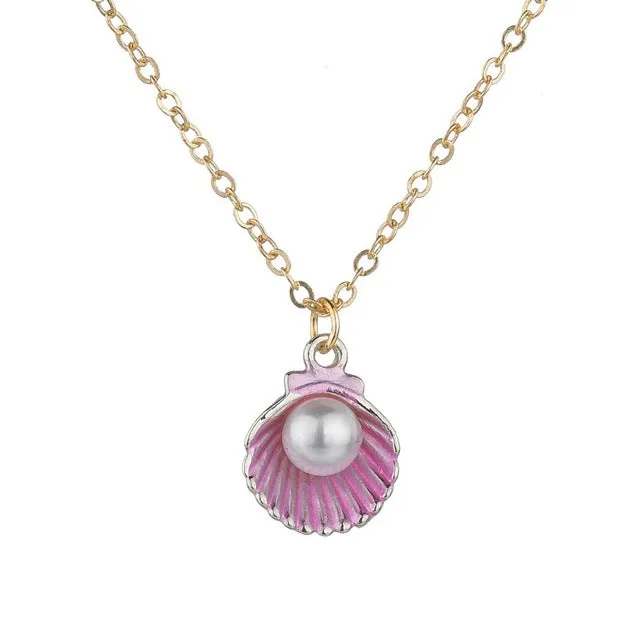 Trendy Sea Shell  Element Pendant & Necklaces