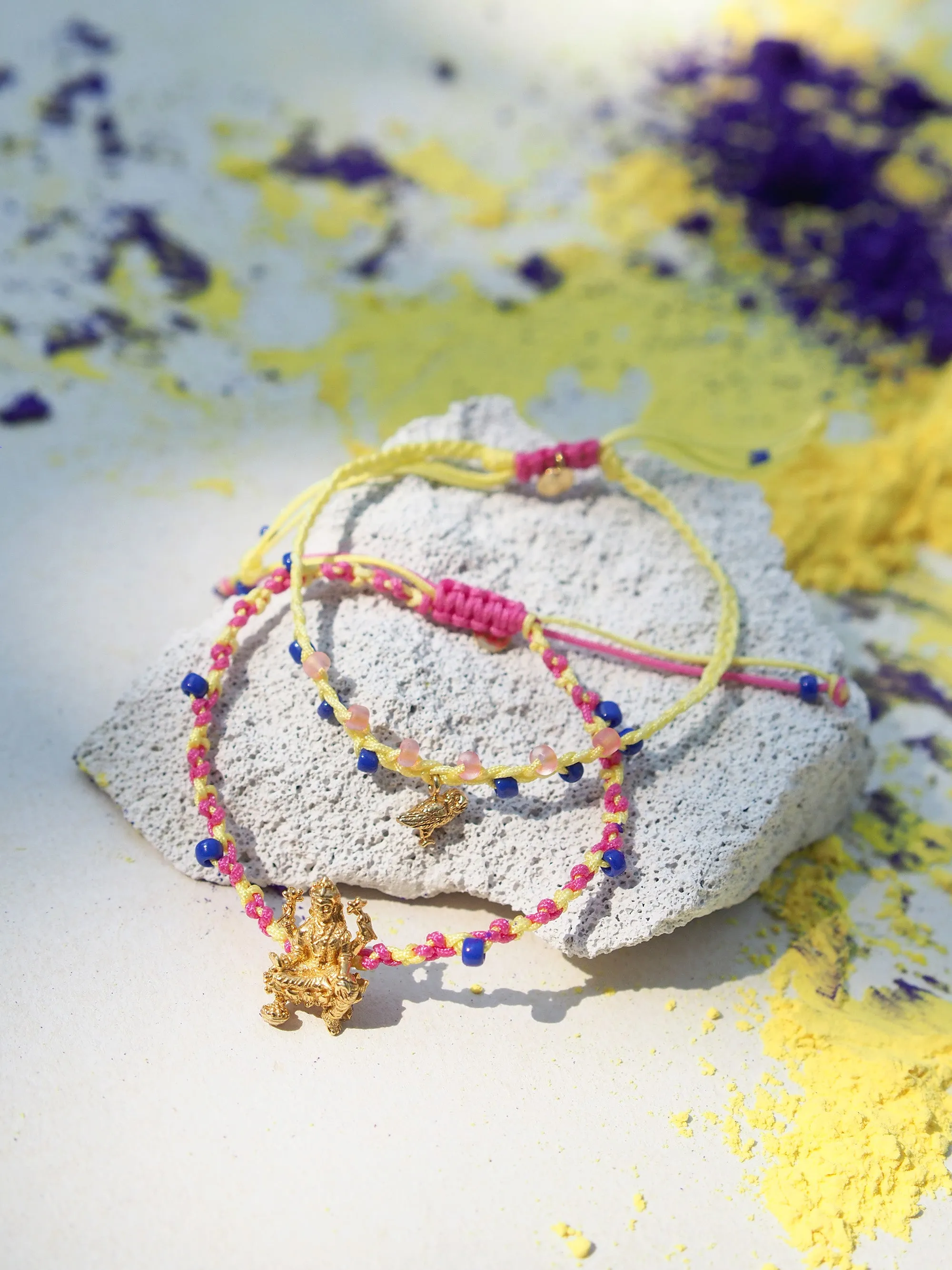 Tridevi Lakshmi Colorful SET Bracelets |  Favora - Trinity