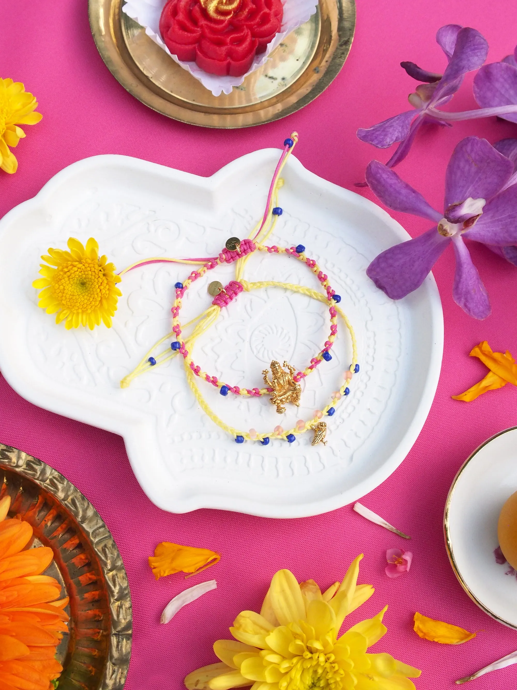 Tridevi Lakshmi Colorful SET Bracelets |  Favora - Trinity