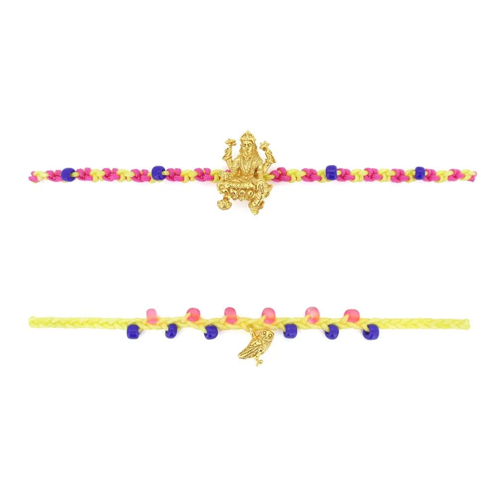 Tridevi Lakshmi Colorful SET Bracelets |  Favora - Trinity