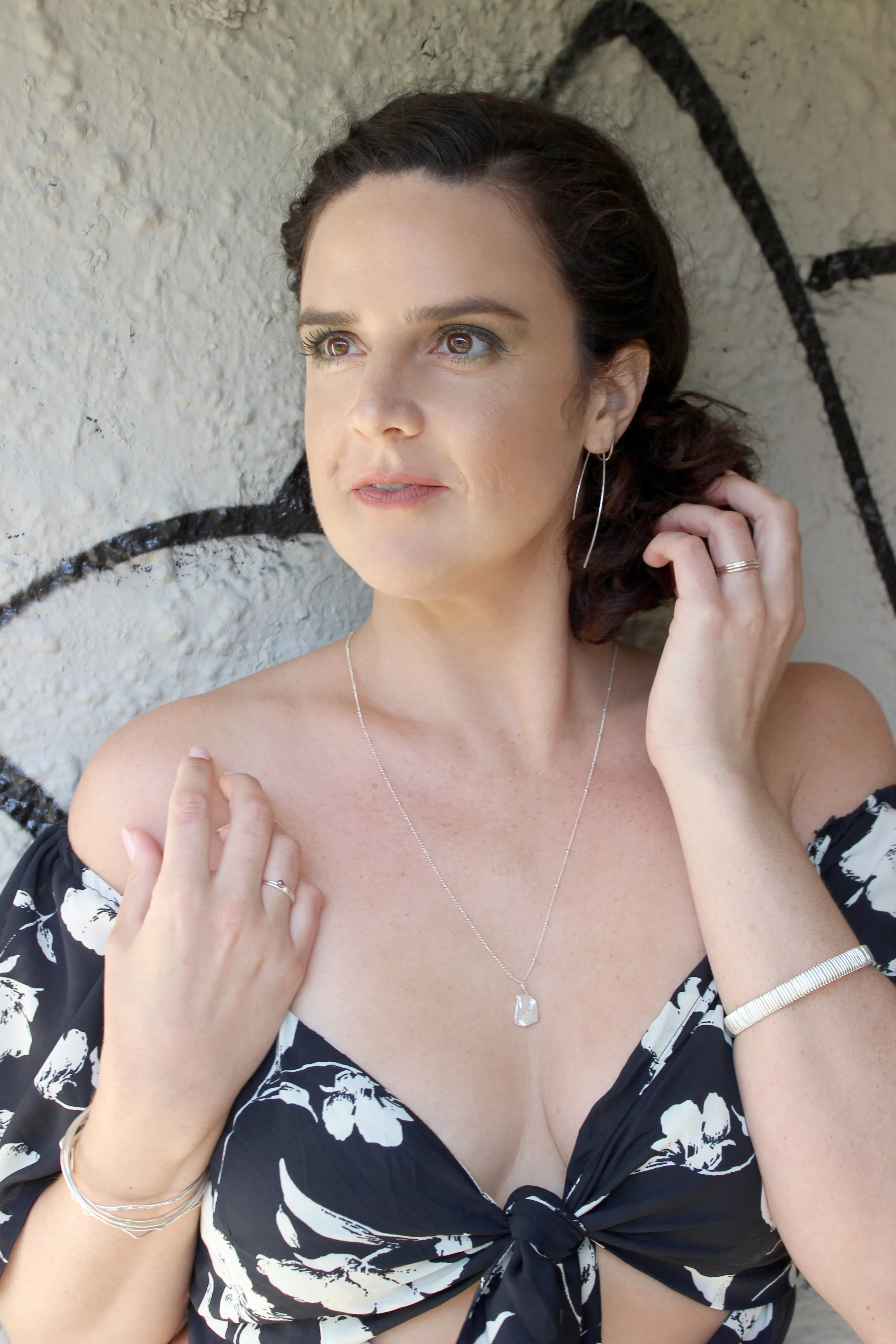 Triumph // Arc Threader Earrings, Modern Hoops, Gold or Silver, Hand Forged // BH-E027