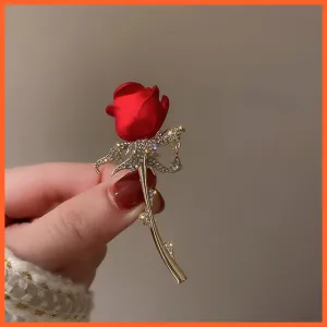Tulip Rose Brooch For Women | Flower Brooch Pin