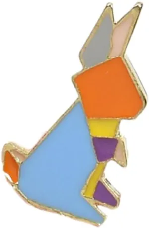 Unique Rabbit Enamel Brooch Handmade Lapel Pins Alloy Animal Badges for Family Present