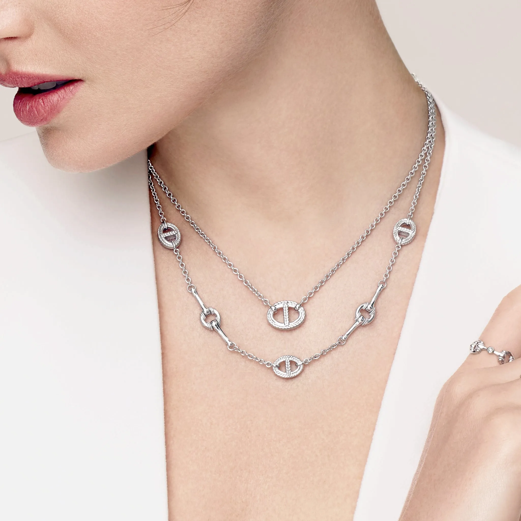 Vienna Multi Link Station Necklace