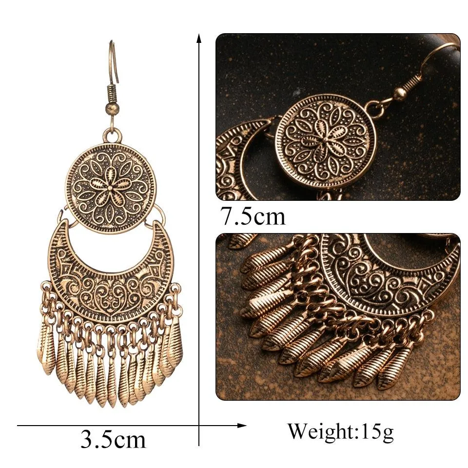 Vintage Bohemian Dangle Drop Earring
