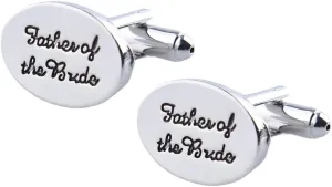 Wedding Cufflinks for Father of The Bride Groom Gifts for Dad on Wedding Day Father of The Groom Cufflinks Bride Gift