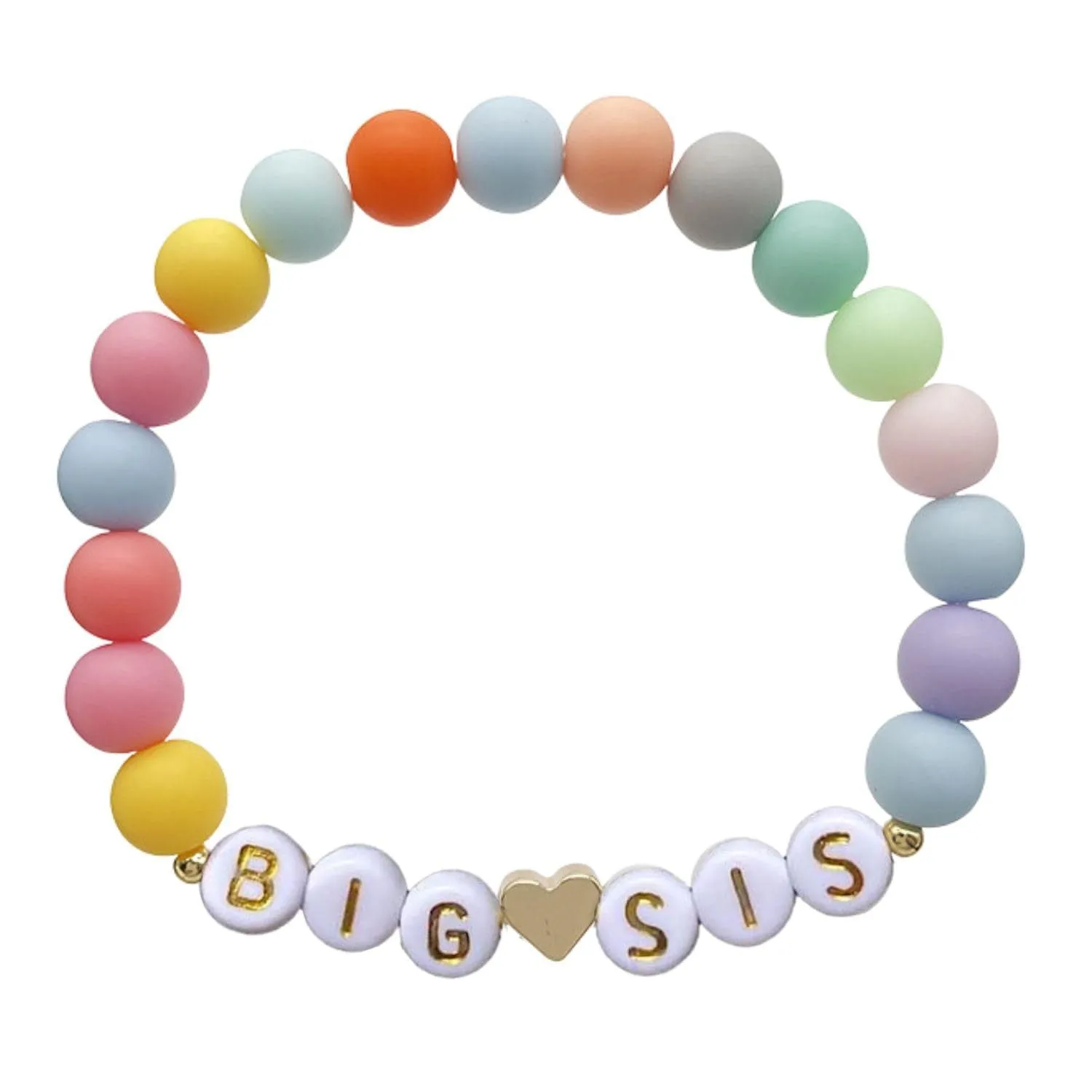 Wholesale Colorful Letter Heart Bracelets