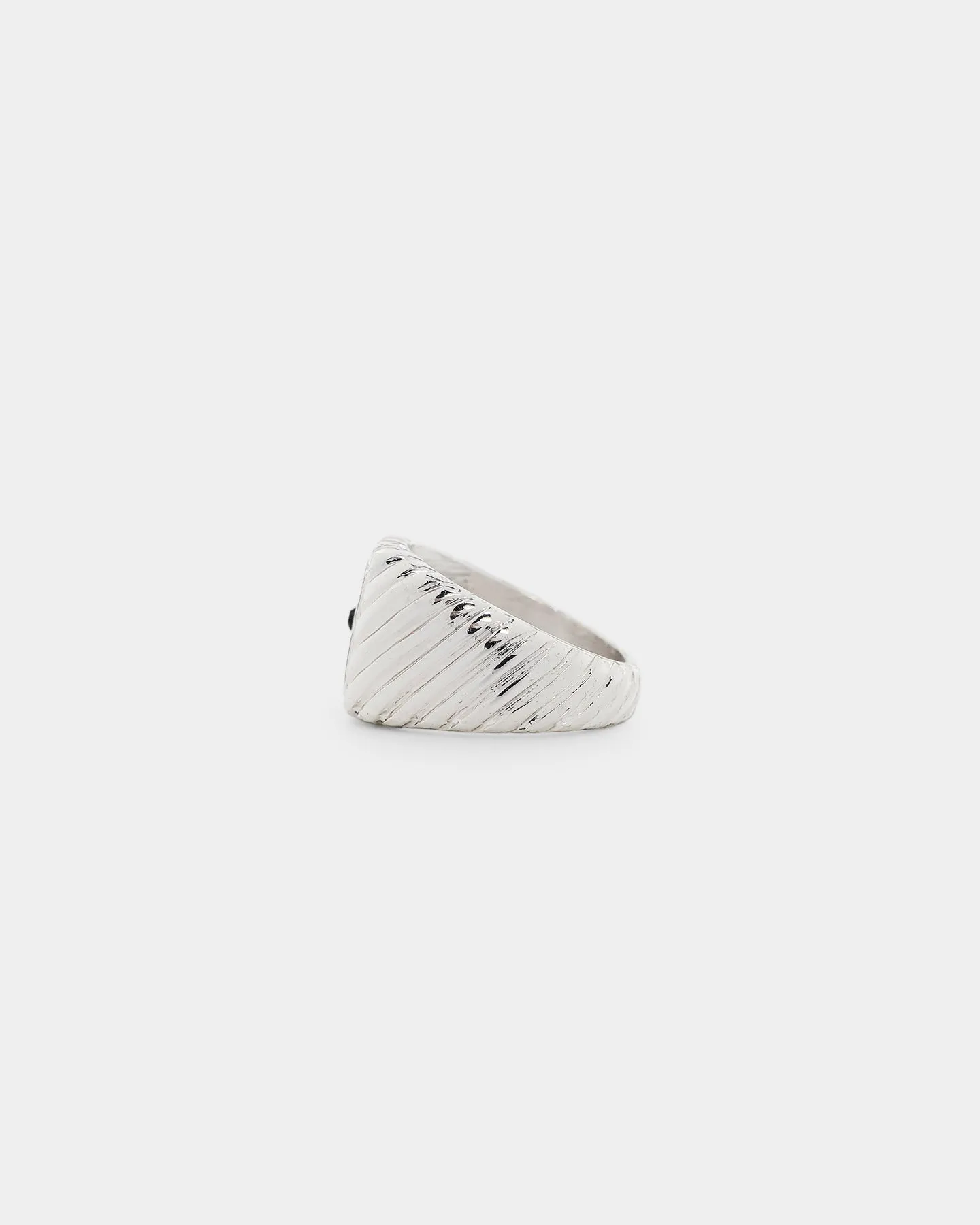 Wild for the Weekend Scripted Crystal Ring Pack Silver