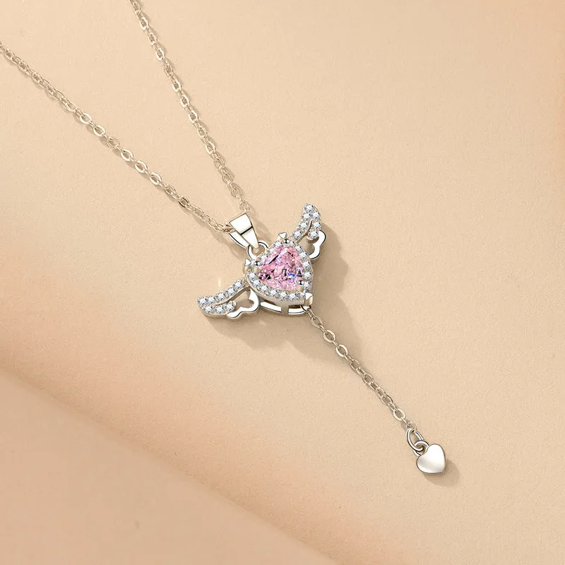 Women's Cupid Angel's Wings Necklace