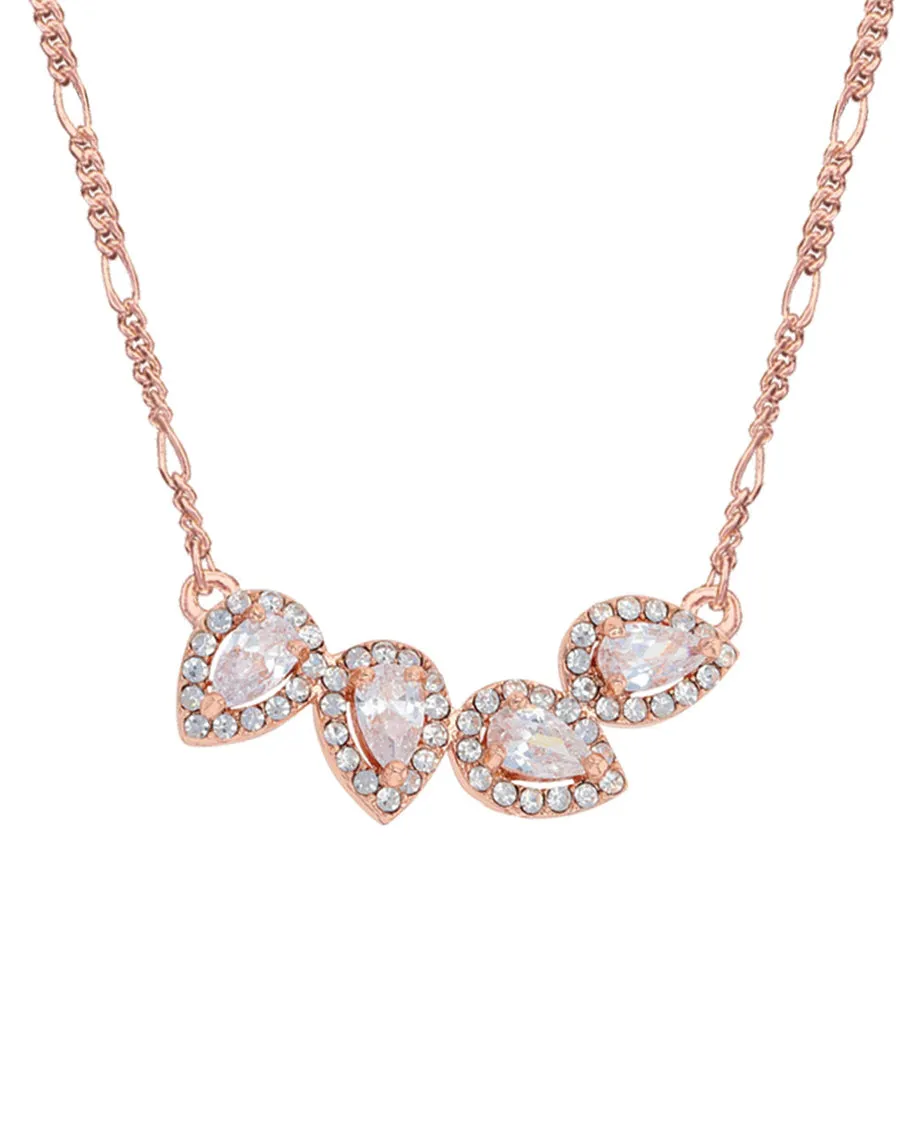 Women's Teardrop Bar Necklace