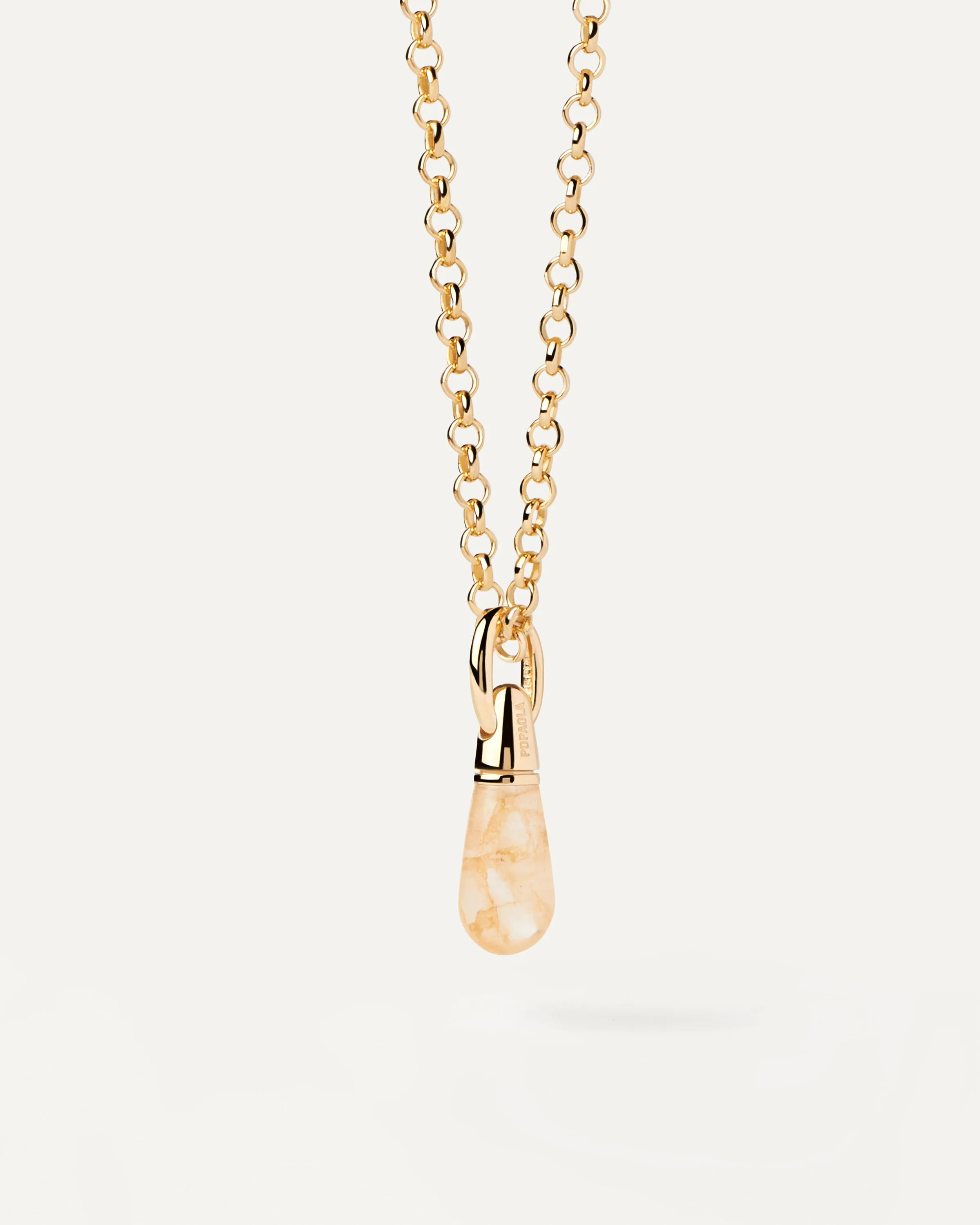 Yellow Aventurine Drop Pendant