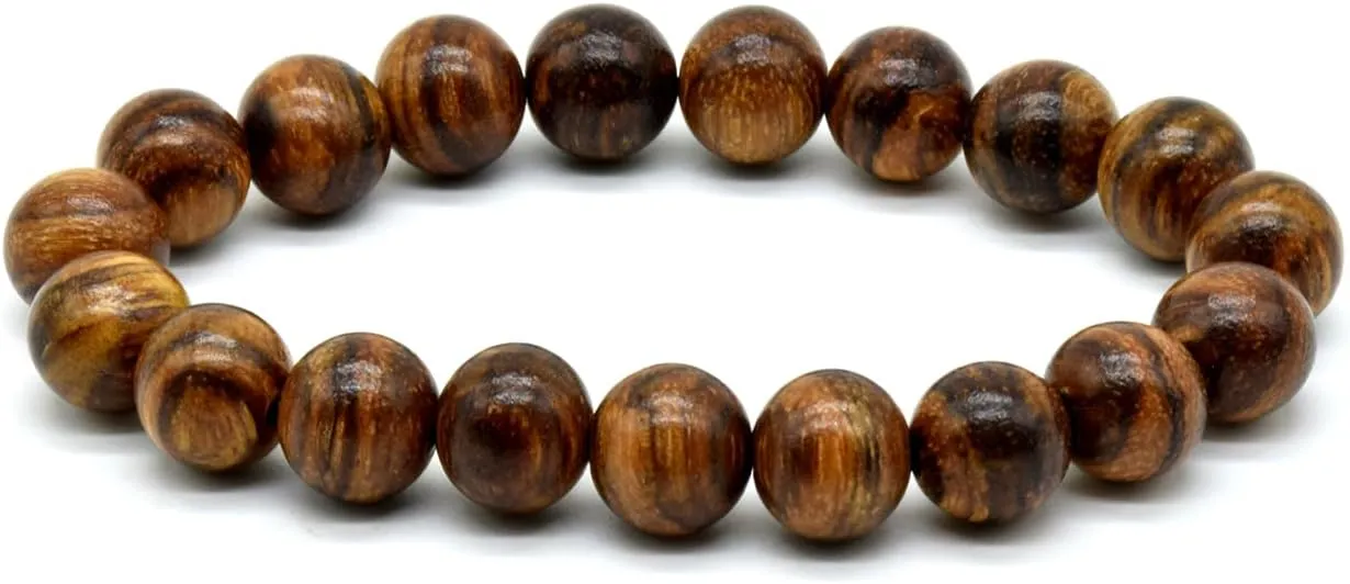 Zen Dear Unisex Natural Qinan Agarwood Prayer Beads Tibetan Buddhism Mala Bracelet Necklace Bead