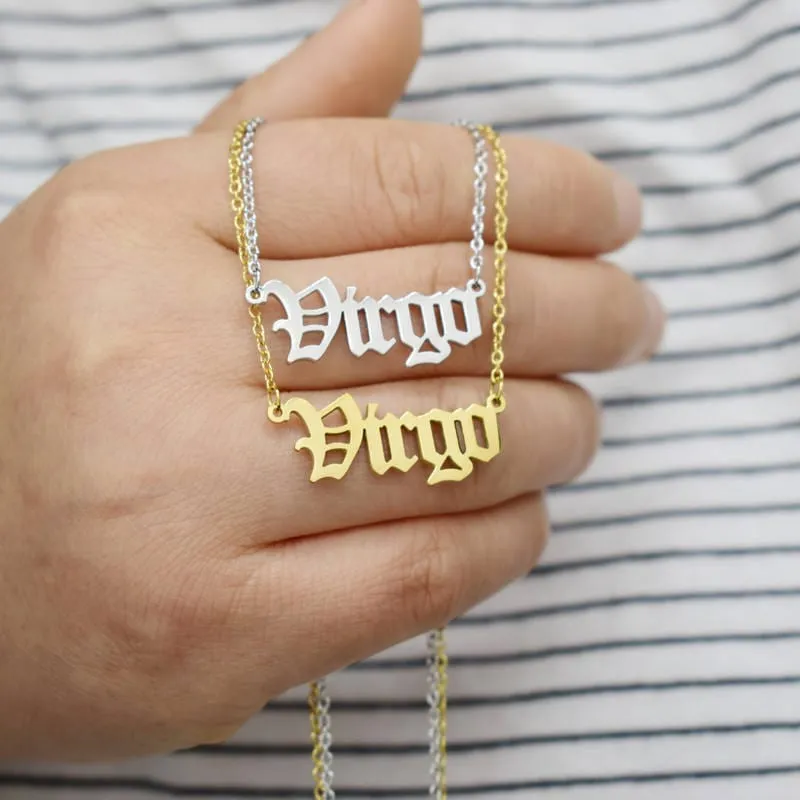 Zodiacs Necklace in Gold