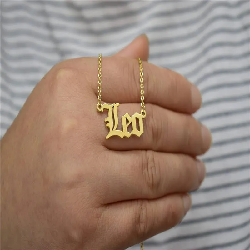 Zodiacs Necklace in Gold