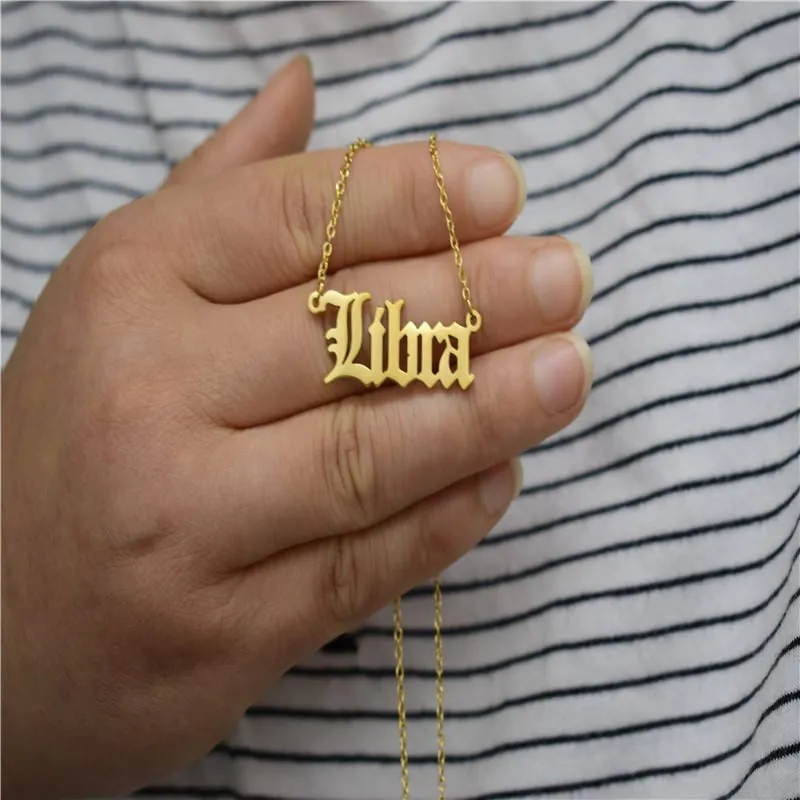 Zodiacs Necklace in Gold