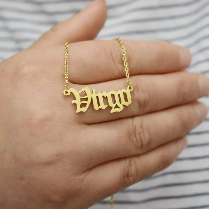 Zodiacs Necklace in Gold